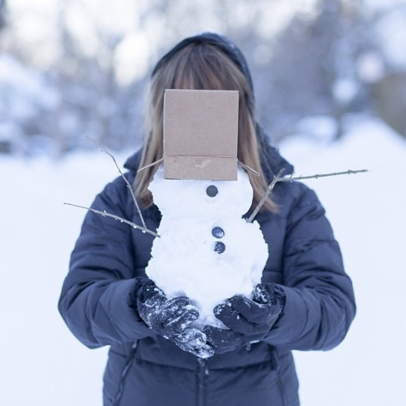 B IS FOR BOX. S IS FOR SNOWMAN.